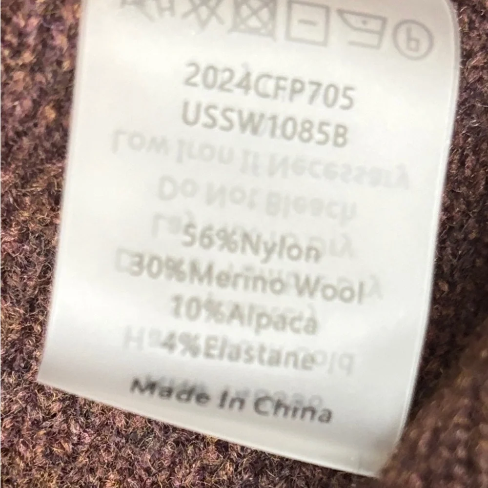 Universal Standard Dark Brown Turtleneck Sweater size 4XS (00-0) - Picture 8 of 9